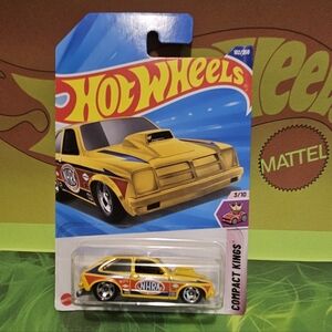 HotWheels 76' Chevy Chevette Yellow Compact Kings Car